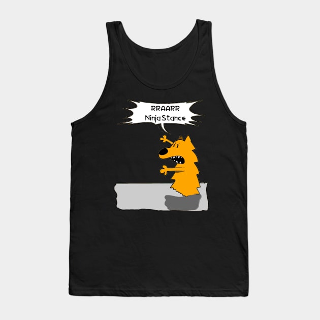 Ninja Stance Tank Top by cuzimjoe